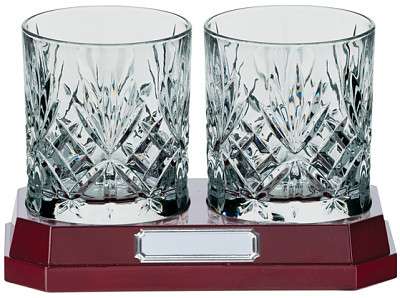 LINDISFARNE ST OSWALD WHISKY - SET OF TWO (CR17523A)
