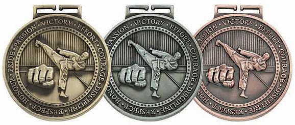 OLYMPIA KARATE MEDAL (MM16056X)