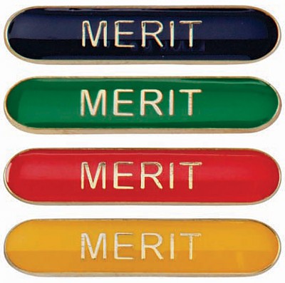 METAL BAR PIN BADGES - MERIT (SB16117X)