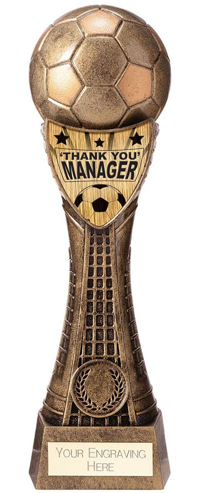 VALIANT CLASSIC GOLD FOOTBALL 'THANK YOU' MANAGER (PE22308X)