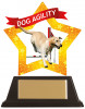 MINI-STAR DOG AGILITY ACRYLIC PLAQUE (AC19652A)
