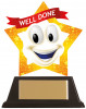 MINI-STAR WELL DONE SMILE ACRYLIC PLAQUE (AC19704A)